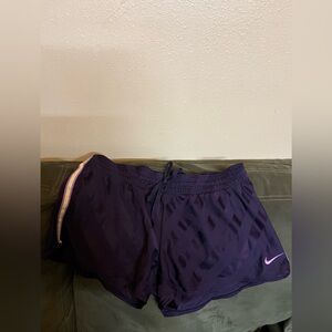 Nike Women's Dark Purple Athletic Shorts